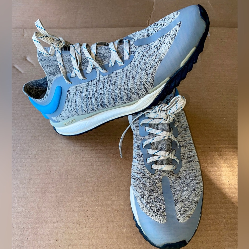 The North Face Men's Escape VECTIV Trail Running Shoe in Beige. Size 11.5